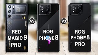 ROG Phone 8 Vs ROG Phone 8 Pro Vs Red Magic 9 Pro Full Review [upl. by Seppala]