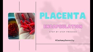 Step by Step Placenta Encapsulation Process [upl. by Annoeik]