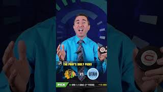 NHL BETS TODAY  HOW TO BET THE FIRST FRANCHISE GAME IN UTAH AGAINST CHICAGO October 8th nhlpicks [upl. by Omsoc]