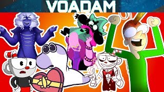 All VOAdam Comic Dubs From November With Baldis Basics Cuphead Undertale and Deltarune [upl. by Moreville]