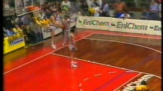 Enichem Livorno Vs TRacer Milano Finale scudetto Gara5 1989 [upl. by Lodnar]