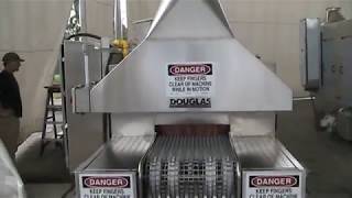 Tunnel Washer Demonstration  Model WR2500 Water Saver  Douglas Machines Corp [upl. by Aiyot]