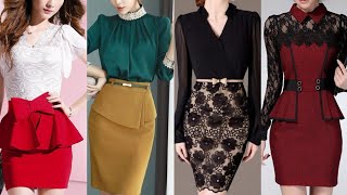 10 wearable fashion trends that will be huge in 2024 plus size lace panel skirt with blouse amptop [upl. by Randa]