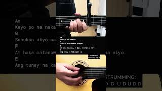 Upuan  Gloc 9 ft Jeazell Grutas  Easy Guitar Chords Tutorial For Beginners guitarlesson [upl. by Ziana]