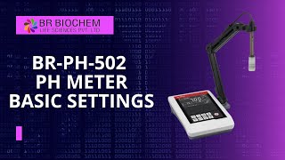 pH Meter Model no BRPH502 Basic Settings [upl. by Berger]