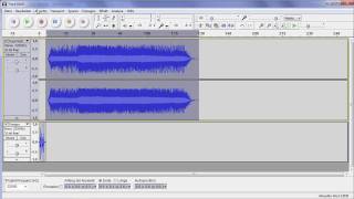 2 Aufnahme Lautstärke Schneiden Metadaten Mp3Export [upl. by Kcirevam]