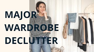 Wardrobe Declutter amp Items Im Letting Go Of  Slow Fashion amp Minimalism [upl. by Obaza]