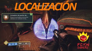 DESTINY 2 Armadura de Pecho de Europa quotLocalizaciónquot [upl. by Adekahs]