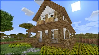 Minecraft The Sims 44 Nova Casa de Fazenda Terminada [upl. by Nitsyrc]