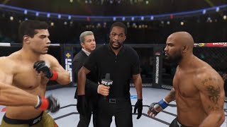 Paulo Costa vs Yoel Romero 2 Full Fight  UFC 4 Simulation [upl. by Nizam]