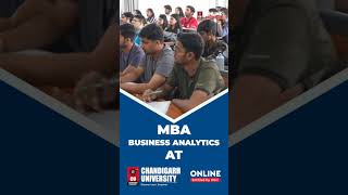 Online MBA in Business Analytics  Chandigarh University Online chandigarhuniversity CUOnline [upl. by Glogau]