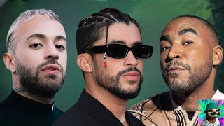 PERRO NEGRO Bad Bunny Feid vs PA ROMPERLA Bad Bunny Don Omar  MASHUP  badbunny [upl. by Titos]