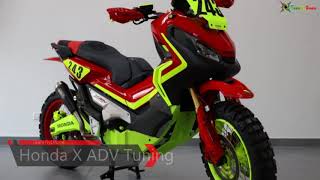 MOTO HONDA X ADV 750  Tuning Elaborazioni  Salone EICMA 2017 [upl. by Terag]