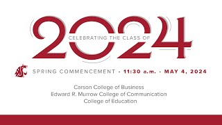 Spring 2024 1130 am Commencement [upl. by Lounge]