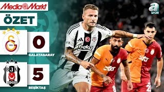 Galatasaray 0 5 Beşiktaş MAÇ ÖZETİ  Süper Kupa 2024  03082024 [upl. by Anaira463]