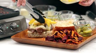 Steak Sandwich Recipe with Griddler Deluxe GR150C [upl. by Llennaj]