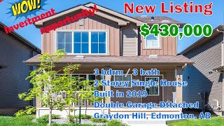 Edmonton 3 bedroom single house for 430K [upl. by Ettener]