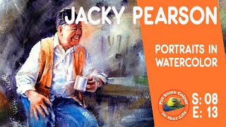 Watercolour painting techniques and how to paint portraits with Jacky Pearson I Colour In Your Life [upl. by Lidstone900]