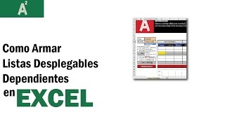 Listas desplegables dependientes en Excel [upl. by Yesnikcm]