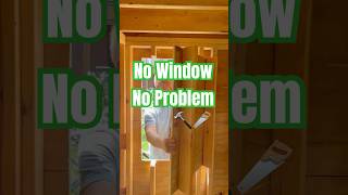 DIY Magic From Wall to Window Full Install of a New Window shed diy timelapse [upl. by Granville]