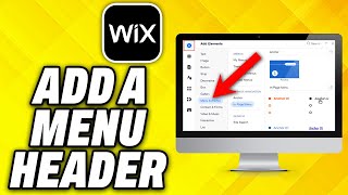 How To Add A Menu Header On Your Wix Website 2024 [upl. by Findlay]