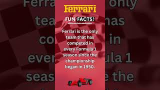 Ferrari The Oldest Team in F1 🏆 shorts ferrari f1 f1insights racing [upl. by Earissed]