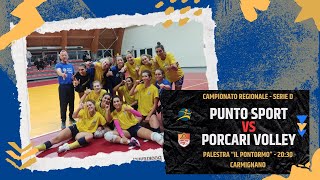 SERIE D  PUNTO SPORT VOLLEY VS PORCARI VOLLEY [upl. by Garihc]