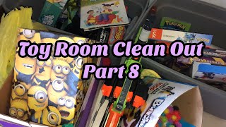 A Hoarders Heart Toy Room Clean Out Part 8 DeClutter amp Organization Playroom Makeover [upl. by Latia]