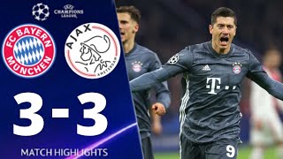 Bayern Munich vs Ajax 3 3 Champions League 2018 All Goals And Extended Highlights [upl. by Tharp]