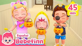 🎃¡Truco o Trato Feliz Halloween  Canciones Infantiles de Halloween  Bebefinn en español [upl. by Enriqueta]