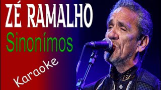 KARAOKE COM ZÉ RAMALHO SINONÍMOS [upl. by Mace]