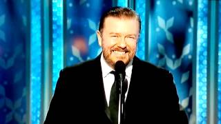 Ricky Gervais Golden Globes 2014 [upl. by Ydieh65]