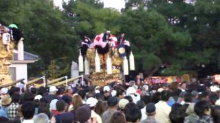 新居浜太鼓祭り2011 八幡神社宮入（除車）② 担きくらべ [upl. by Tolmann990]