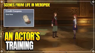 An Actors Training  Scenes From Life in Meropide  World Quests amp Puzzles 【Genshin Impact】 [upl. by Haynes]