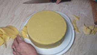 How to Make A Christmas Cake Part 3  Marzipan [upl. by Corley464]