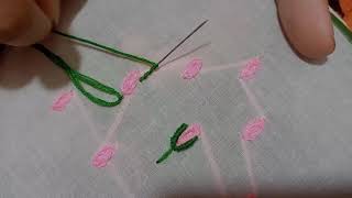 Stitch All over Embroidery DesignHand Embroidery DesignsSmall Flower Embroidery Designs [upl. by Januisz]