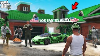 Franklin amp Military Upgrading Franklins House To Military Base In GTA 5 [upl. by Immij]