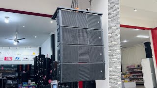 Persiapan Cek Sound 4 UNIT LINE ARRAY AD M212 [upl. by Ecurb]