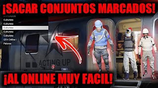 COMO SACAR CONJUNTOS MARCADOS DEL MODO DIRECTOR AL ONLINE SIN PERDER NADA JOGGERS GTA V ONLINE [upl. by Catina493]