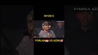 Forlan Rivaldo🇮🇩 vs King Azim🇲🇾  Byon Combat Vol 5 boxing byoncombat shorts reels fyp [upl. by Aneej850]