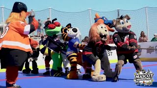 NHL Mascot Showdown Tug of War [upl. by Ronica]