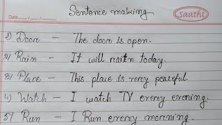 Make sentence in English  Crazy Academy [upl. by Eenar]