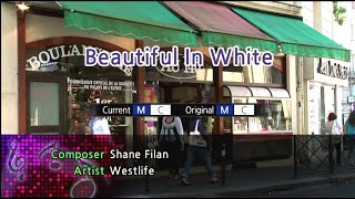 Beautiful In White  Westlife Karaoke Version [upl. by Lamond]