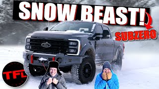 Cold Start Is the New Ford F350 Diesel an Unstoppable Winter Warrior [upl. by Elson167]