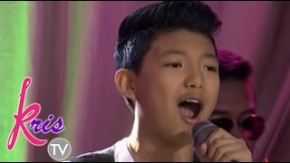 Darren Espanto sings quotNgayonquot with Jed Madela [upl. by Anikat]