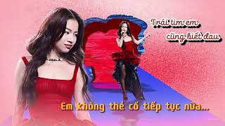 Trái Tim Em Cũng Biết Đau  Lâm Bảo Ngọc  Karaoke [upl. by Odidnac94]