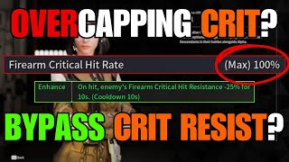 Can you OVERCAP on crit amp BYPASS crit resistance Firearm  The First Descendant [upl. by Gertrudis]