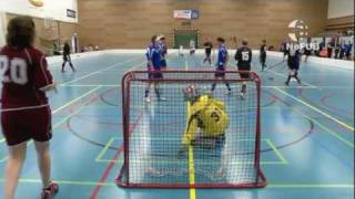 Floorball in the Netherlands [upl. by Aivatnwahs]