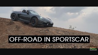 OffRoad Sportscar  Porsche 718 Boxster  Malwa Supercars Club  Indore  India [upl. by Gwenni]