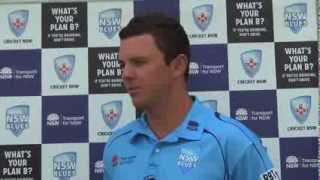 Josh Hazlewood talks Ryobi One Day Cup Final [upl. by Chapin]